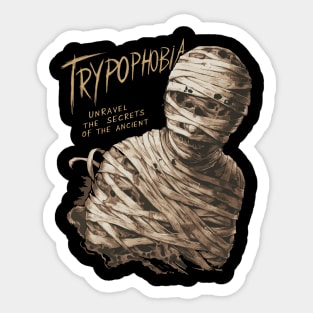 trypophobia mummy Sticker